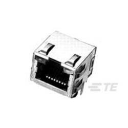 TE Connectivity TE AMP MODULAR JACKS - INVERTED AND LEDS MODULAR JACKS - INVERTED AND LEDS 1-406507-5 1 St.