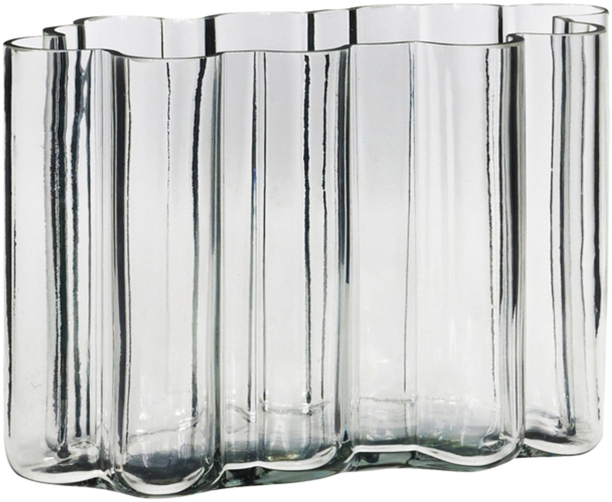 Hübsch vaas Umber Clear