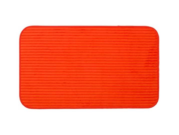 Gözze - Rutschfester Weicher Badeteppich, 100% Polyester, 50 x 70 cm - Orange