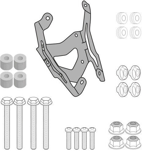 Kit di attacchi specifico per 2122DT Givi D2122KIT Per YAMAH taglia un
