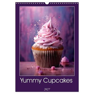 Yummy Cupcakes (Wall Calendar 2027 DIN A3 portrait), CALVENDO 12 Month Wall Calendar