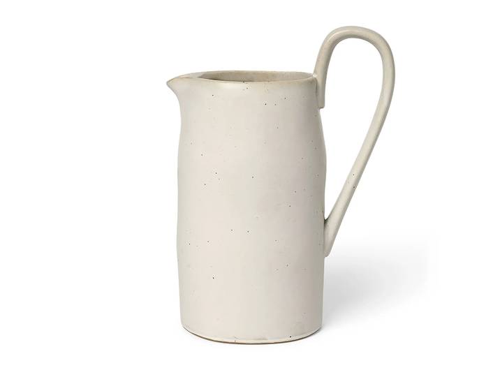 Ferm Living Pichet Flow 1 L Off-white speckle
