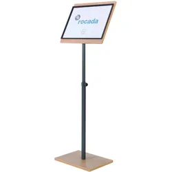 Rocada, Prospektständer, Infodisplay, DIN A3, 132x40x30cm, magnetisch (A3)