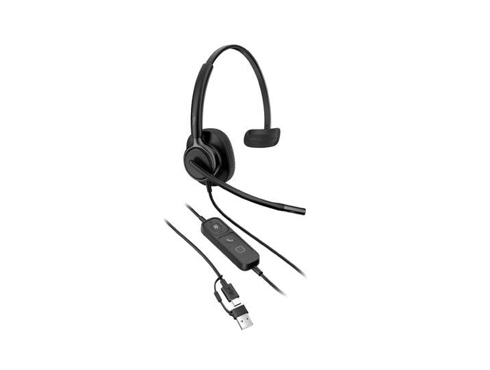 HP Poly Micro-casque filaire Mission 415 Mono - Connexion USB-C/A