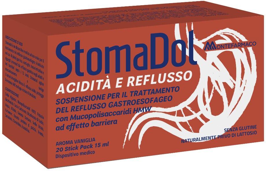 MONTEFARMACO OTC SpA STOMADOL ACIDITÀ REFLUSSO, 20 stick pack