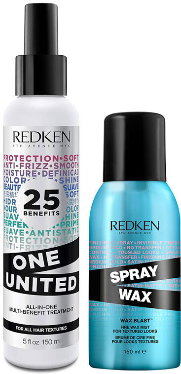 Redken One United Multi-Benefit Treatment 150ml & Spray Wax 10 150ml D
