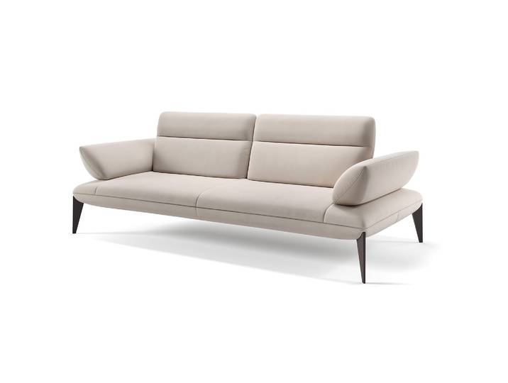 Stoff 3-Sitzer Relaxsofa LAZIO Designcouch