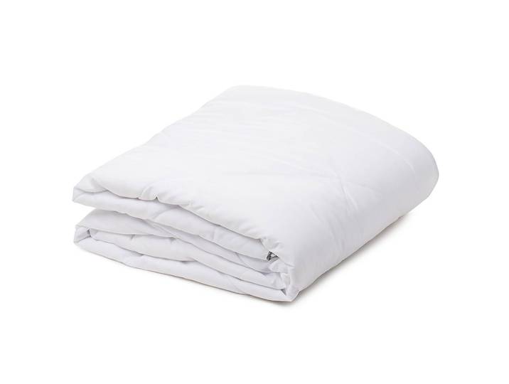 Couette d’été Jovwe 155 x 220 cm Blanc/Blanc Microfibre