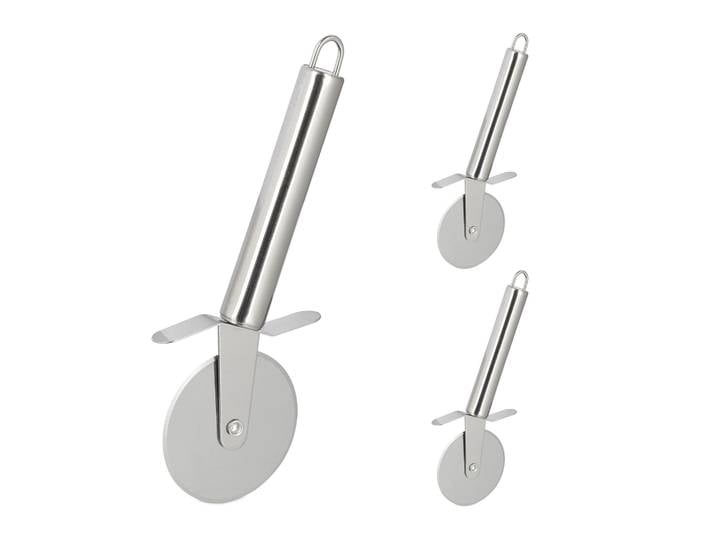 Pizzaschneider 3er-Set Silber