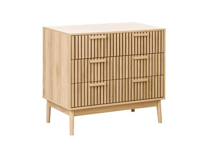 Commode à 3 tiroirs LYNWOOD Marron clair