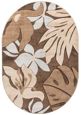 MDA Rugs Glamour Floral Collection Polypropylene Area Rug