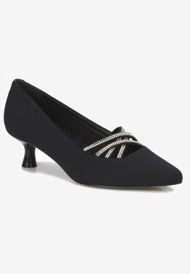Women's Bonnie Pump by Ros Hommerson in Black Micro (Size 10 N)