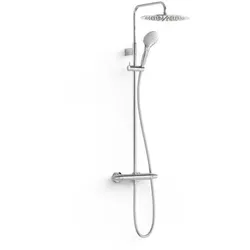 Tres Over Wall Duschsystem 19038705 mit Aufputz-Thermostat, chrom