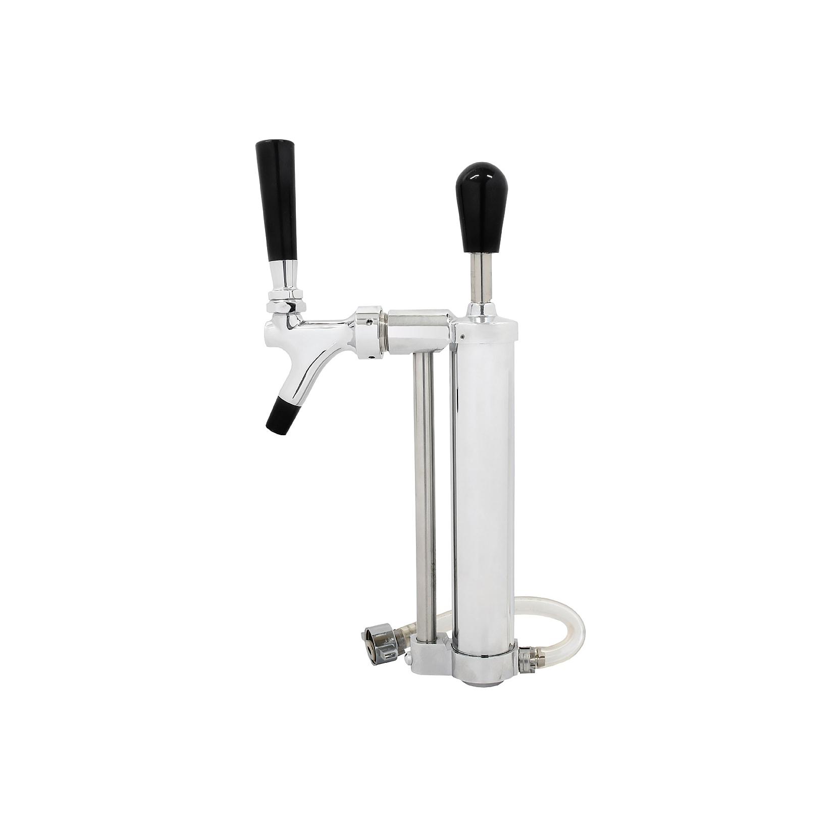 Bierpumpe, Picknickpumpe mit Zapfhahn, mit Kolbenschankhahn, 5/8" Co2-Abgang