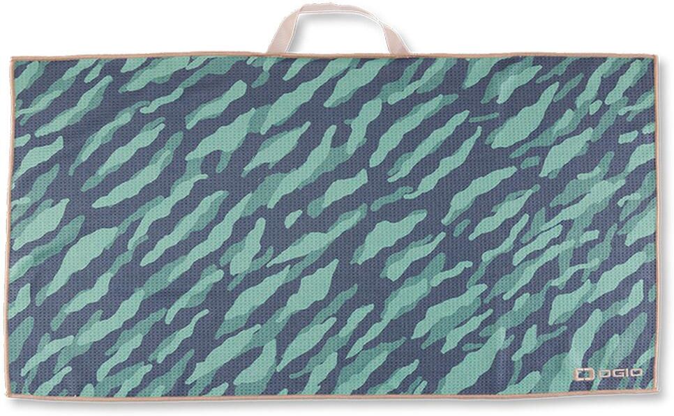 Ogio  - Golf Towel Green Stripe Camo - Serviette