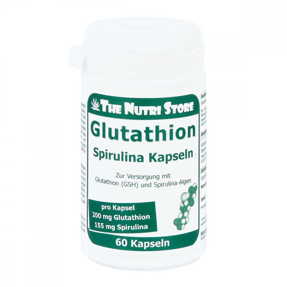 Hirundo Products Glutathion 200 mg + Spirulina Kapseln 05526333