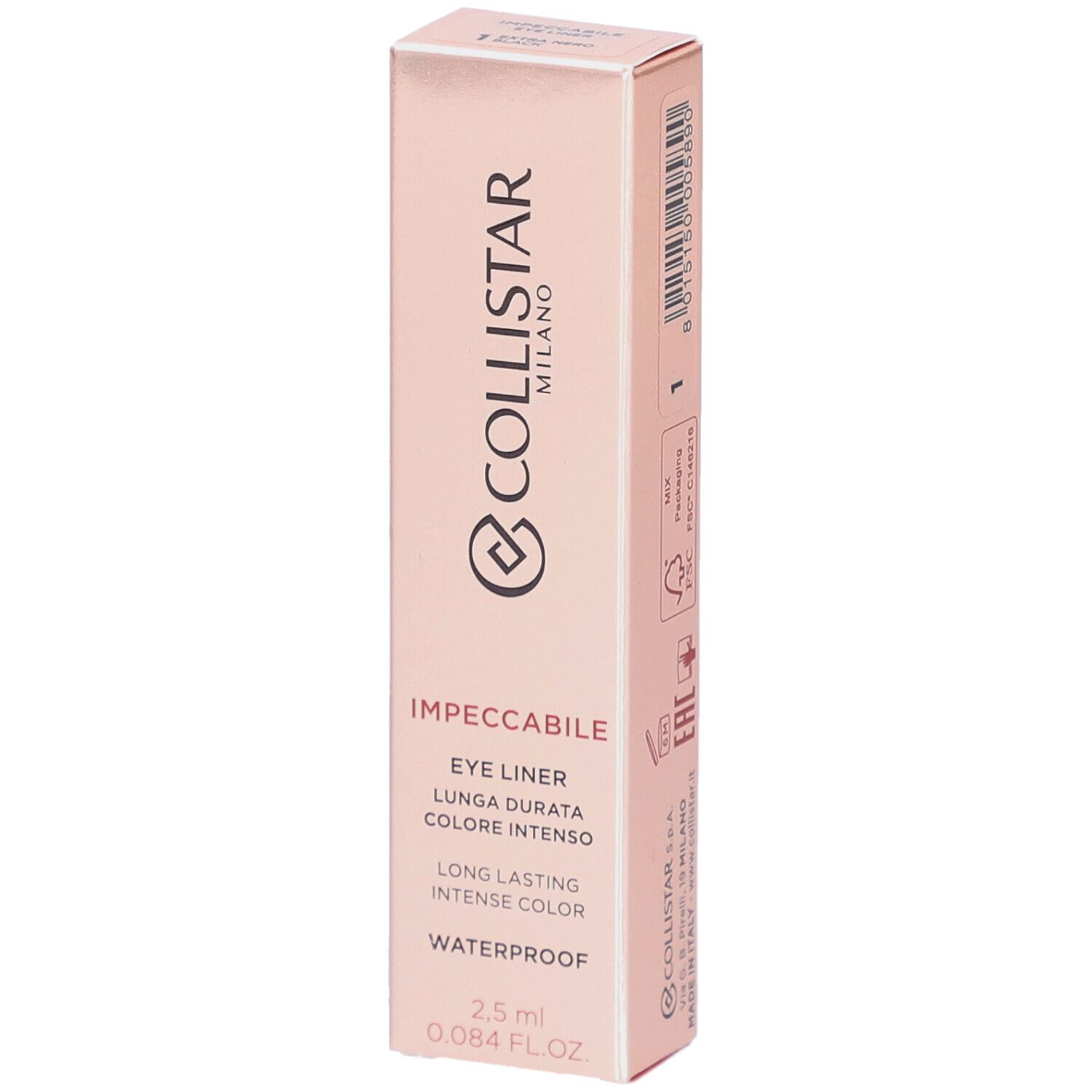 Collistar Impeccabile Eye Liner Extra Black 2,5g 2,5 g Make up