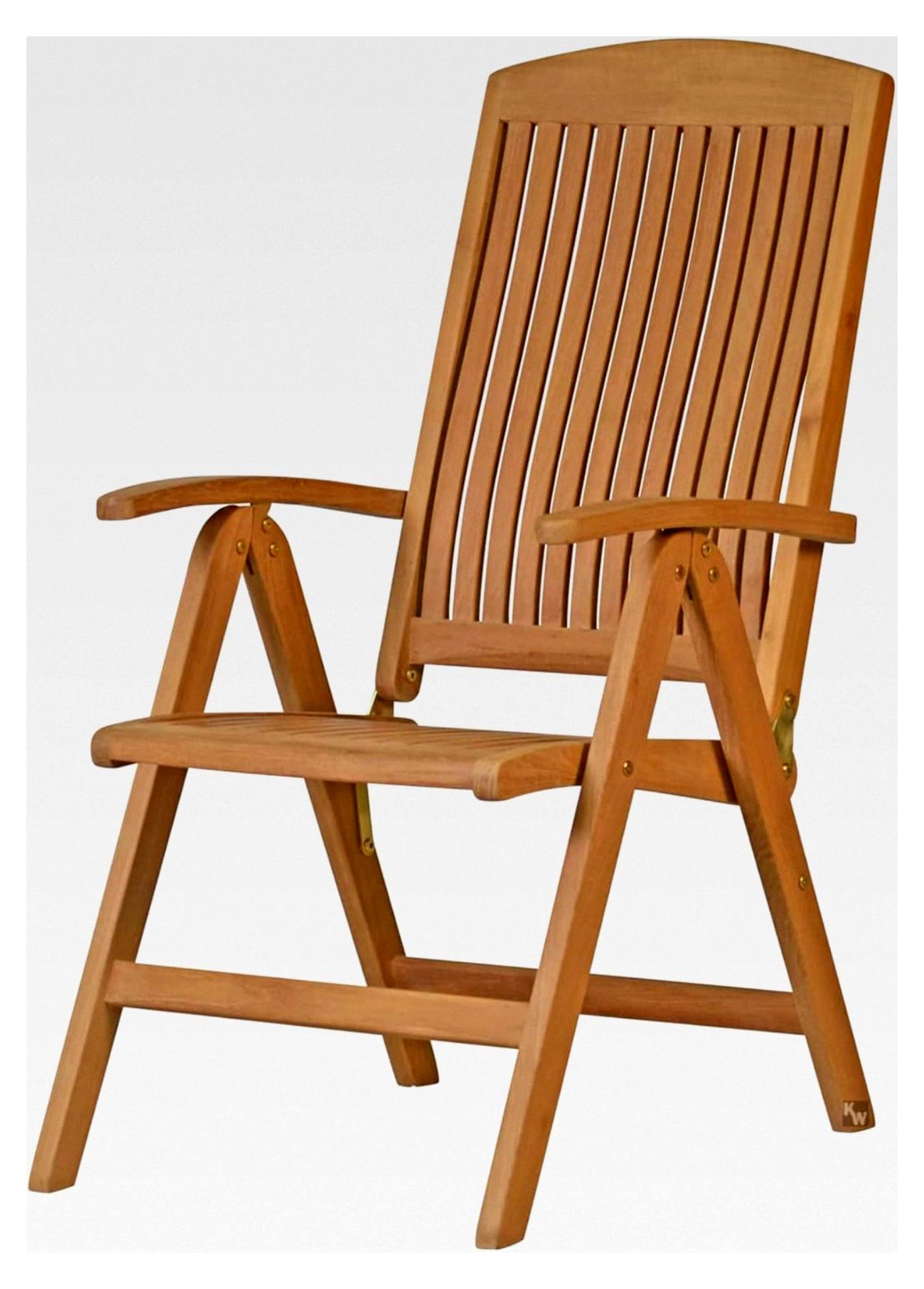 Teak Hochlehner verstellbar wetterfest