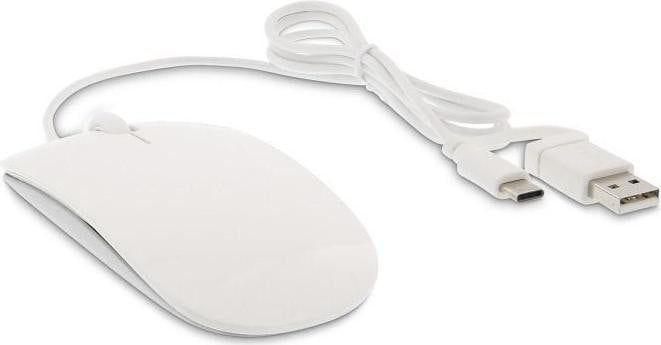 LMP MS-1657C Optische USB Type-A Muis, 1600 DPI, Wit