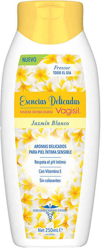 Vagisil Essences Délicates Jasmin Blanc hygiène intime quotidienne 250 ml