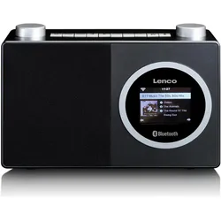 Lenco DIR-70BK (Internetradio, Bluetooth, WLAN), Radio, Schwarz