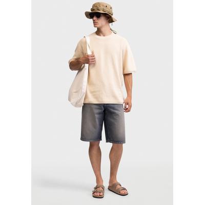 Shorts REDEFINED REBEL "Redefined Rebel Shorts RRKingston Shorts BAGGY FIT", Herren, Gr. M, Normalgrößen, dusty blau, Web, 100% Baumwolle, Hosen Shorts