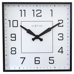 Nextime Wanduhr 3294AR Be Square