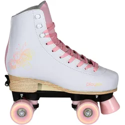 Powerslide, Mädchen, Rollschuhe, Playlife Kids Rollerskates (39, 40, 41, 42), Rosa, Weiss