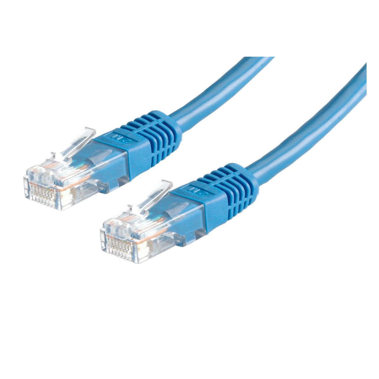 Value UTP-Patchkabel konf. Kat. 6, blau 10,0 m (U/UTP, CAT6, 10 m) (21.99.1584)