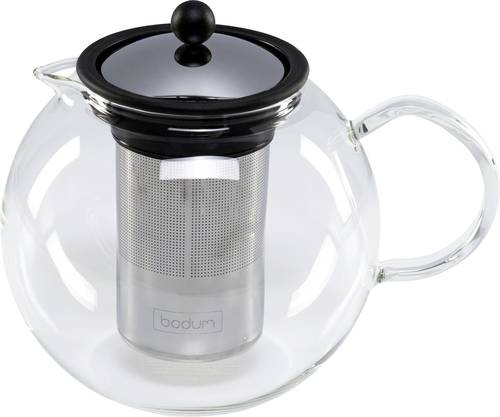 Bodum ASSAM F/INOX 1.5 Liter Teebereiter Transparent, Schwarz