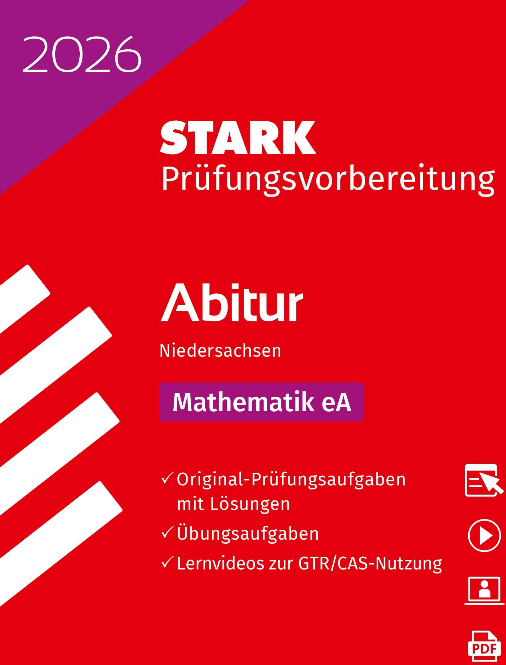 STARK Mathematik eA - Abitur 2026 Niedersachsen - Prüfungsvorbereitung (Abitur-Prüfungen) - Preis vom 18.10.2026 15:28:09 h