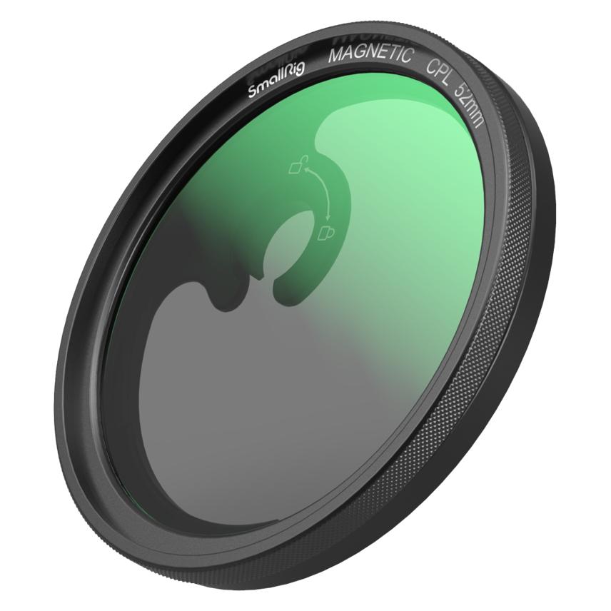 SmallRig MagEase Magnetic CPL Filter Kit with M-mount Filter Adapter (52mm) 4388B (52 mm, Polarisationsfilter) (4388B)