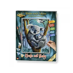 Schipper Malen nach Zahlen - Motiv Gruppe Klassiker / Tiere - Koala mit Baby