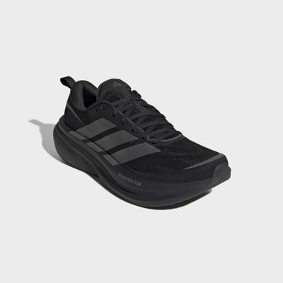 Laufschuh ADIDAS PERFORMANCE "SUPERNOVA GLIDE", Herren, Gr. 44, schwarz (core schwarz, iron metallic, grau five), Textil, Schuhe Laufschuh, für mehr Komfort