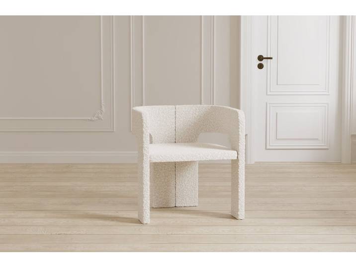 2er Set - Esszimmerstuhl Cati in Weiß für Esszimmer oder Wohnzimmer - Weiß - Luxusbetten24