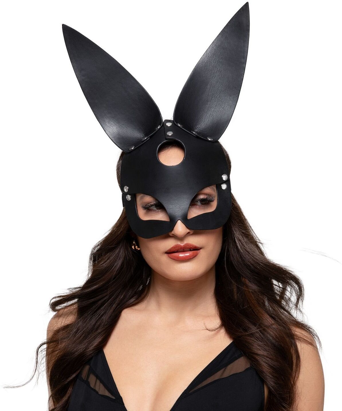 Bedroom Fantasies Masque de lapin audacieux - Noir