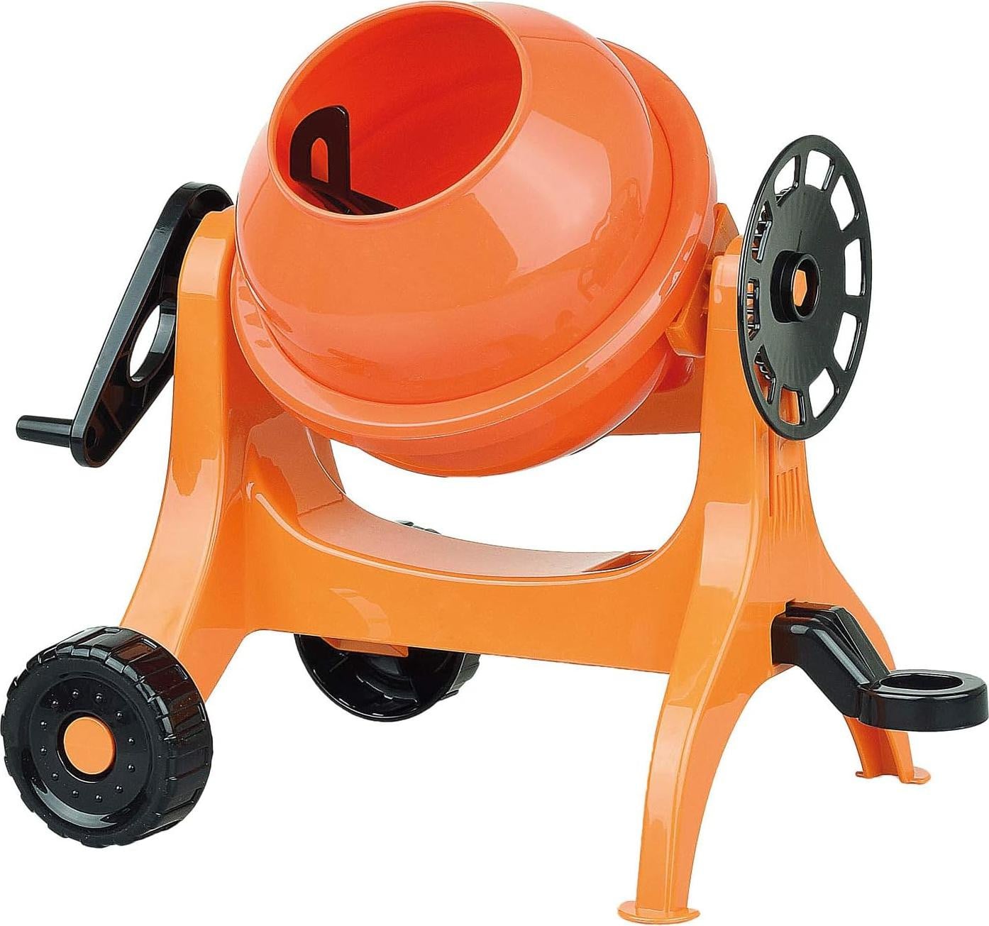 Lena 05010 Aanhaakwagen Betonmixer ABS Zwart Oranje