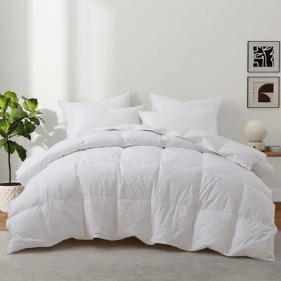 Peace Nest All Season 100% Cotton Feather Down Comforter Duvet Insert