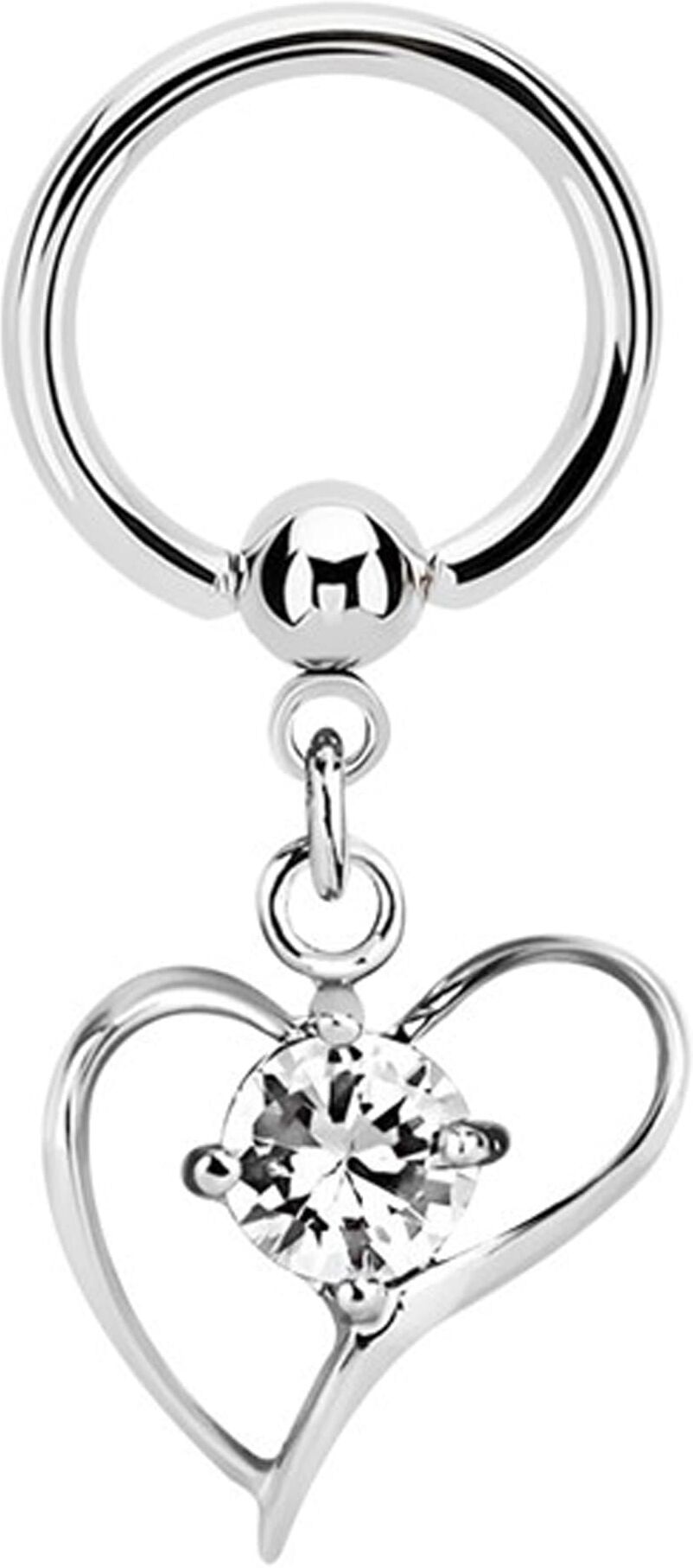 Intimpiercing ADELIA´S "Piercing  Intimpiercing ", silber, Piercings, Damen, Chirurgiestahl, Intimpiercing