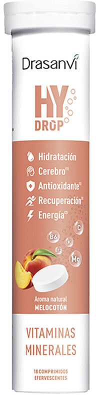 Drasanvi Comprimés effervescents Hydrop Electrolytes #Pêche 18 unités