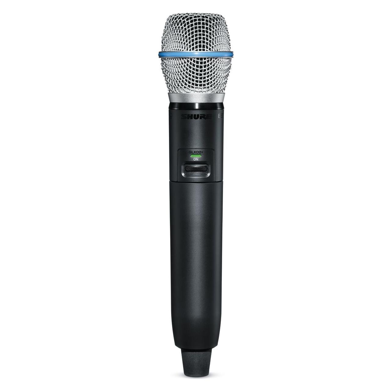 Shure GLXD2+/B87A handheld zender met Beta87A condensator capsule (GLXD2+/B87A=-Z4)