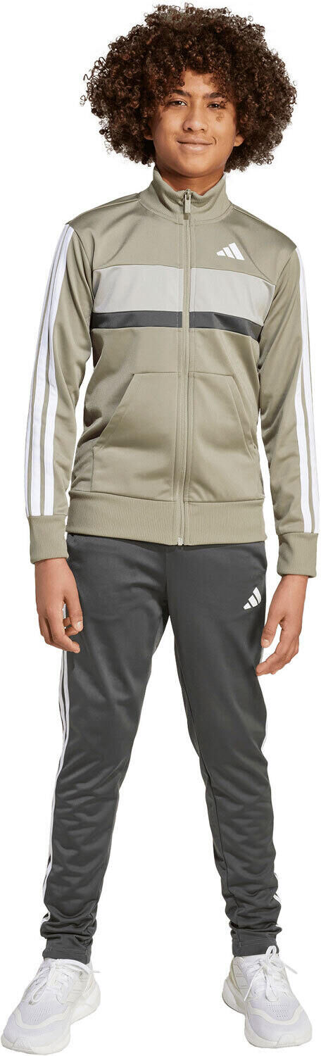 Adidas seasonal essentials tiberio chándal niño Gris (152)