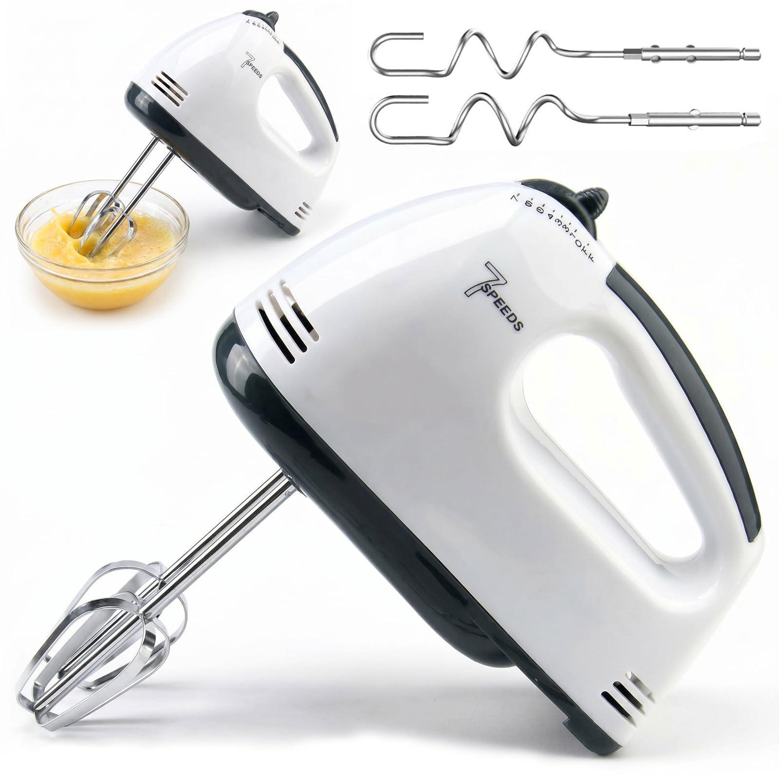 Dripio Handmixer met 300 watt, 5 standen en roestvrijstalen accessoires