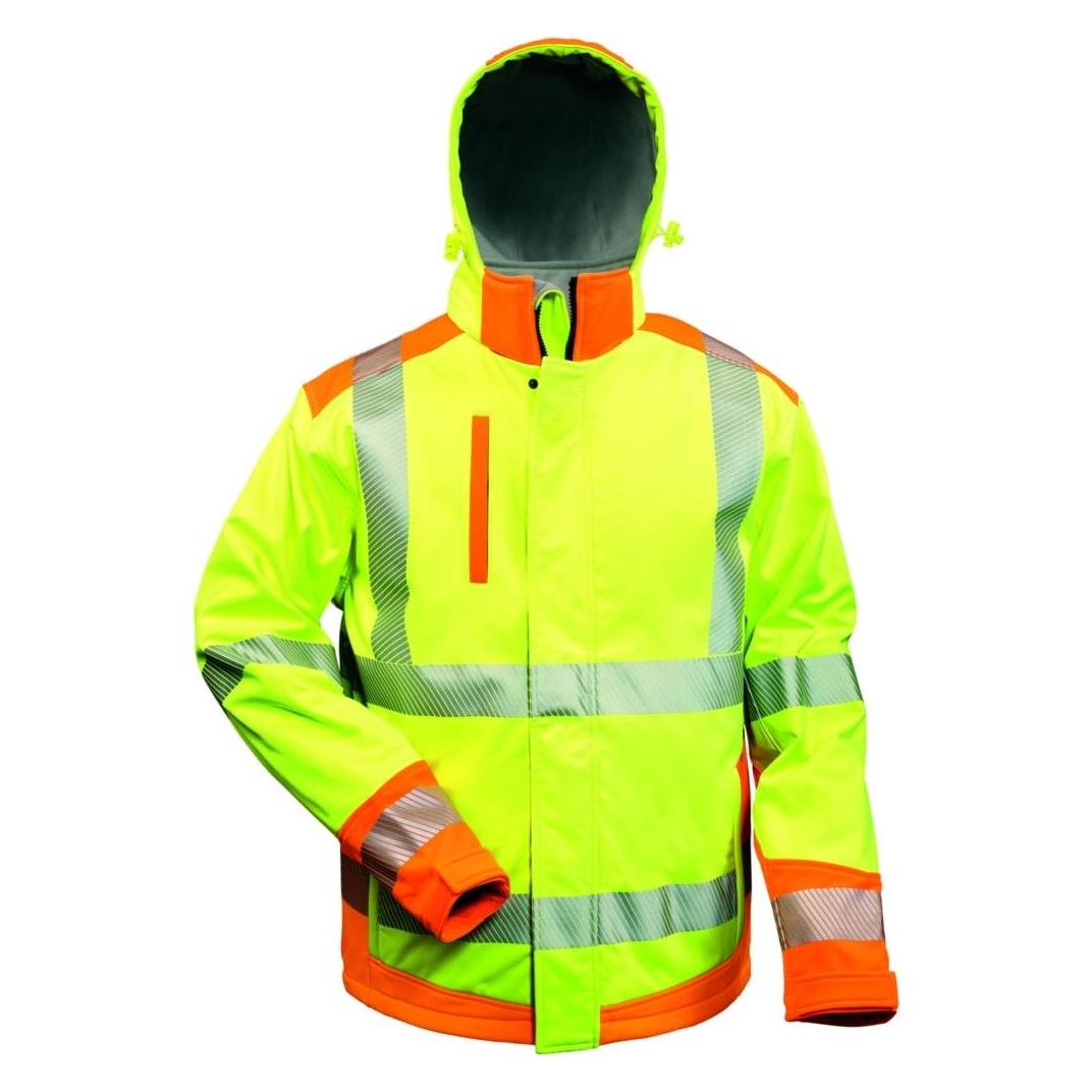 Elysee Warnschutz-Softshelljacke Rickmer Grösse L gelb/orange (L) (23446-2)