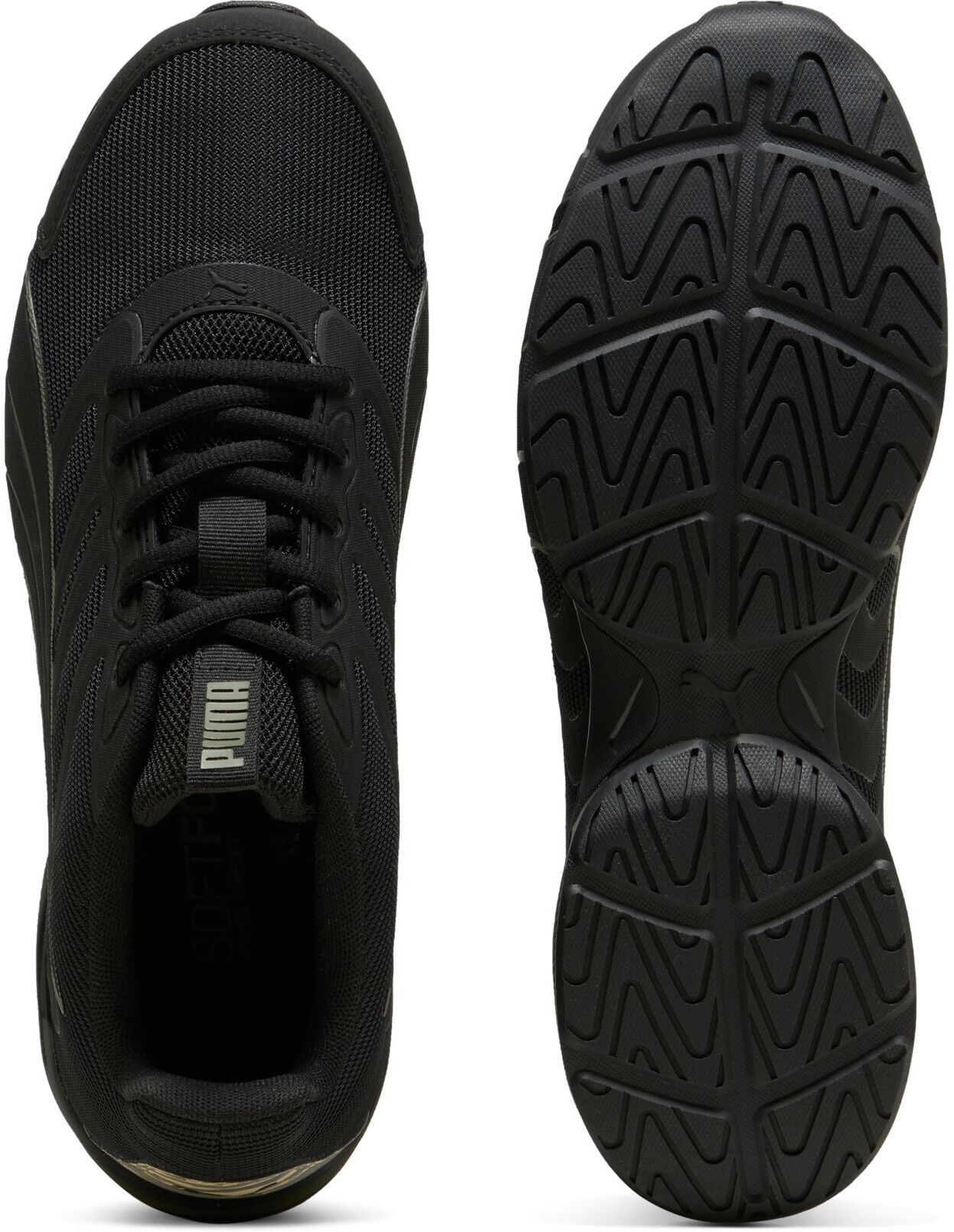 Sneaker PUMA "ELECTRO CAMO", Herren, Gr. 47, schwarz (puma schwarz, moss veil), Textil, tarnfarben, Schuhe Sneaker puma schwarz, moss veil 47