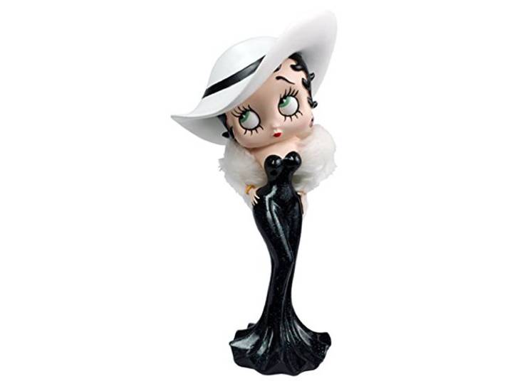 Betty Boop Madame Sammelfigur, Schwarz (mit grünem Glitzer), 30,5 cm