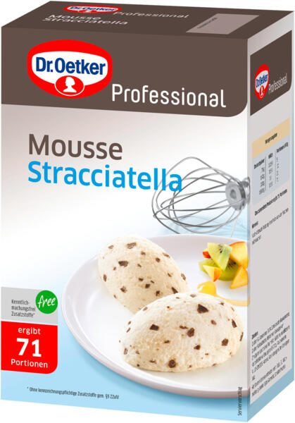 Dr. Oetker Professional Mousse Stracciatella 1,0 kg 713997004