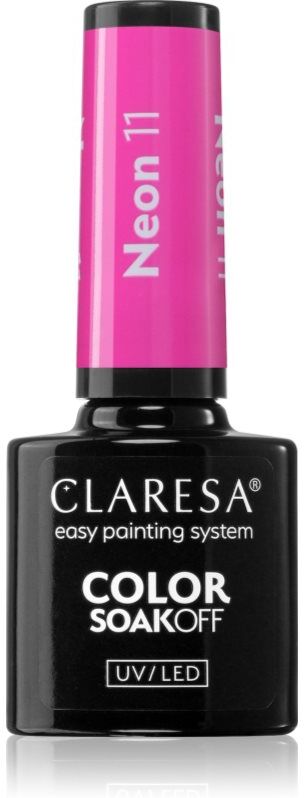 Claresa SoakOff UV/LED Color Neon gel nail polish shade 11 5 g