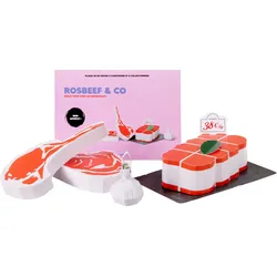 Paperfood Bastelset aus Papier, Motiv Roastbeef