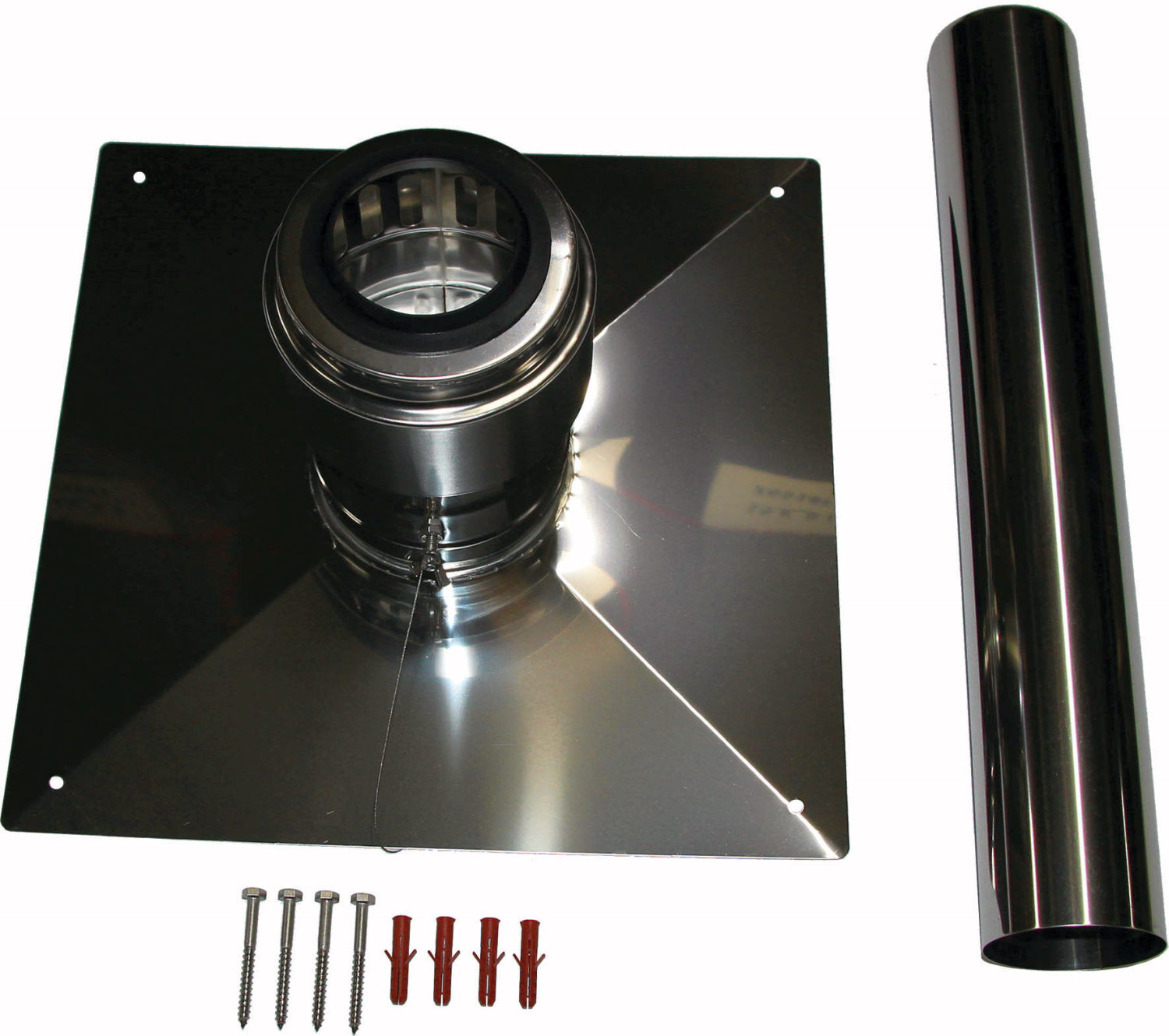 Wolf Couvercle d'arbre Cob 2651512 DN 80 , rigide, Inox , pour tuyau d'échappement